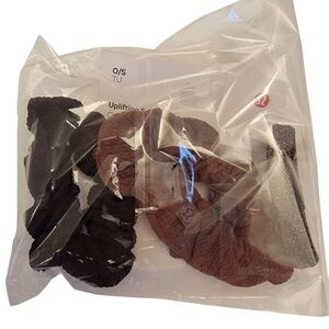 New LULULEMON 3 Mixed Uplifting Scrunchie Knit Hair Band Lot